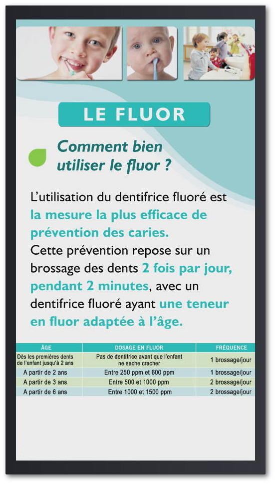 TV pour salle d'attente cabinet dentaire
